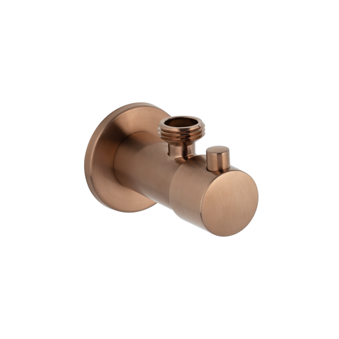 Mini Cistern Stop - Brushed Copper