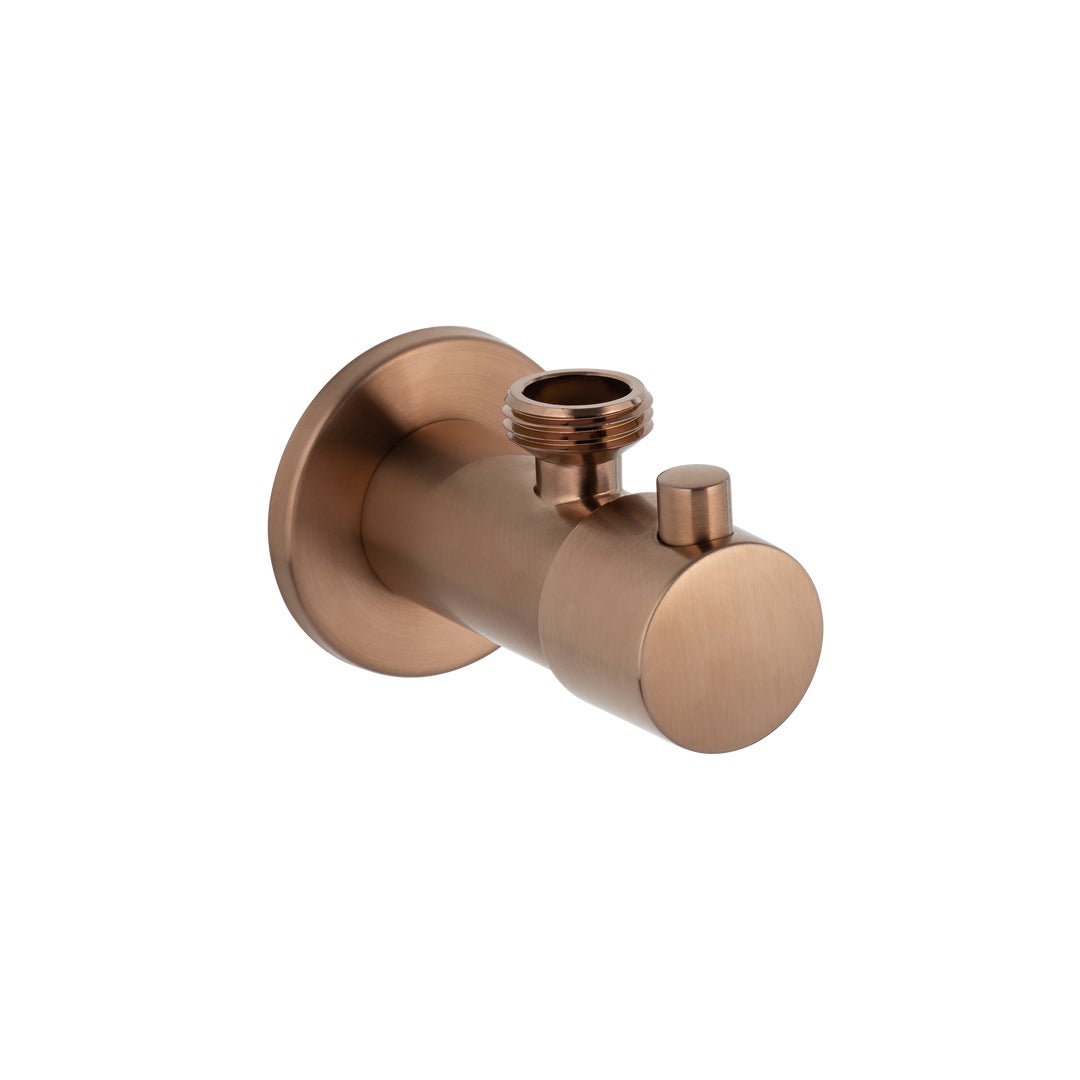 Mini Cistern Stop - Brushed Copper