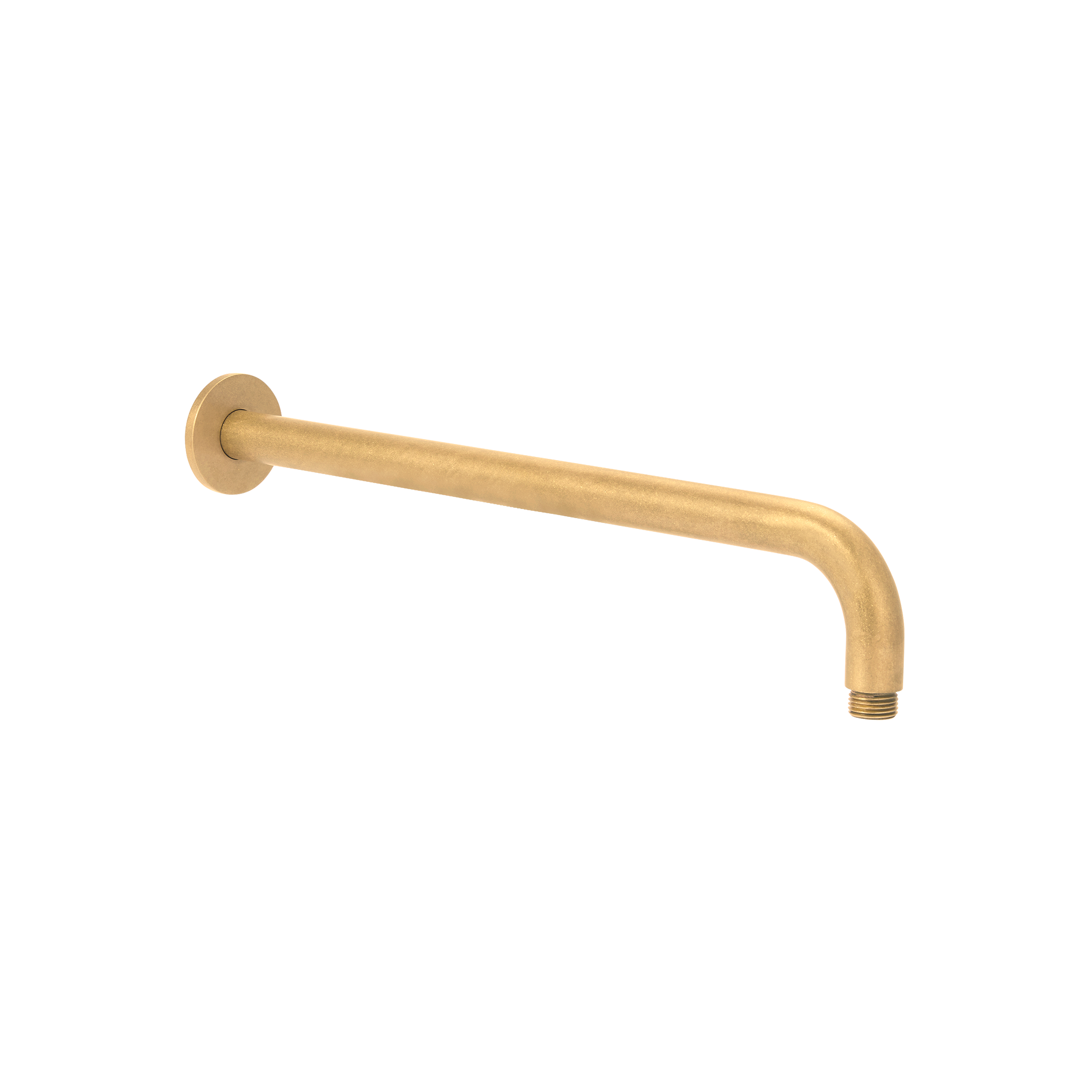 Shower Arm 400 Tumbled Aged Brass