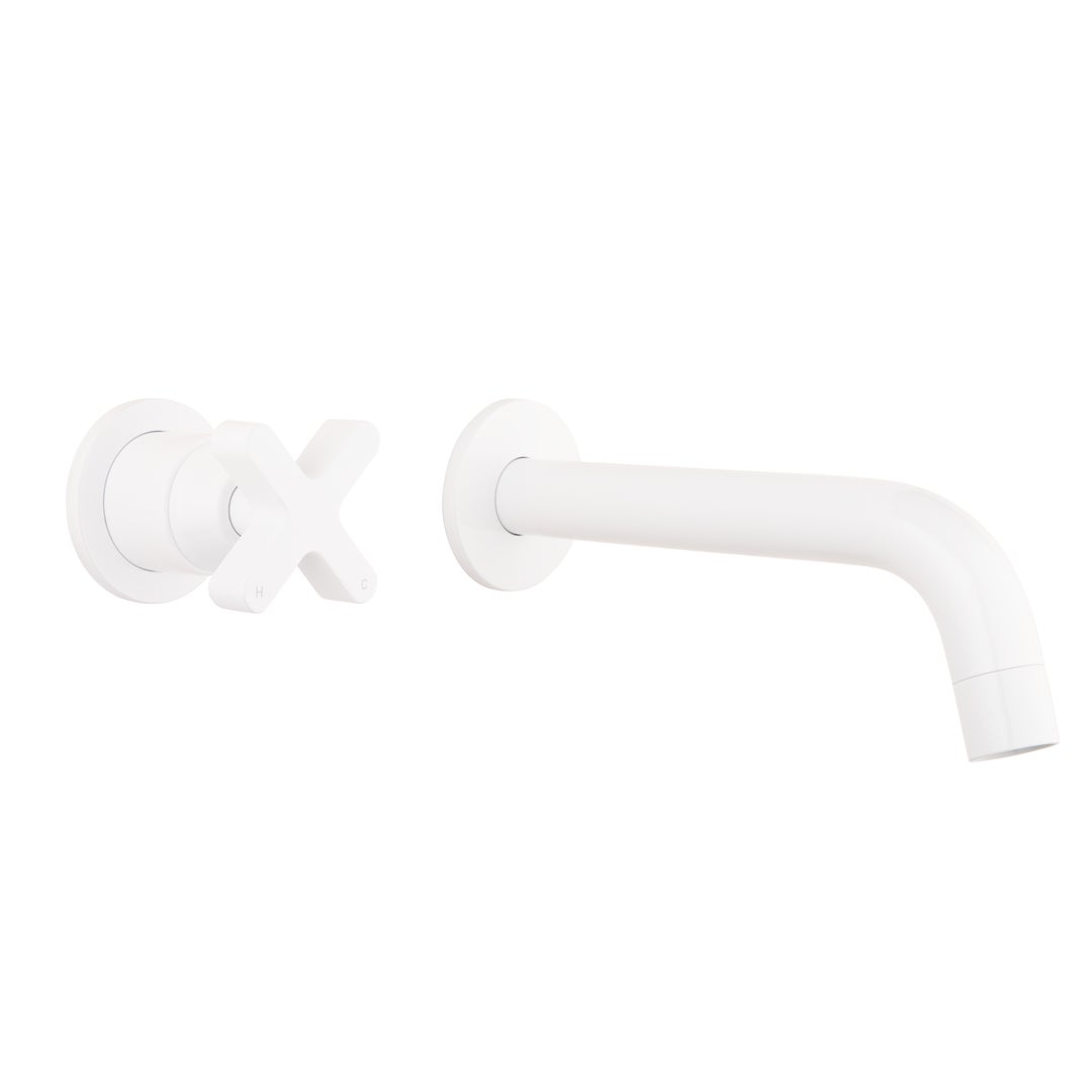 Cross Progressive Mixer & Spout Set - White