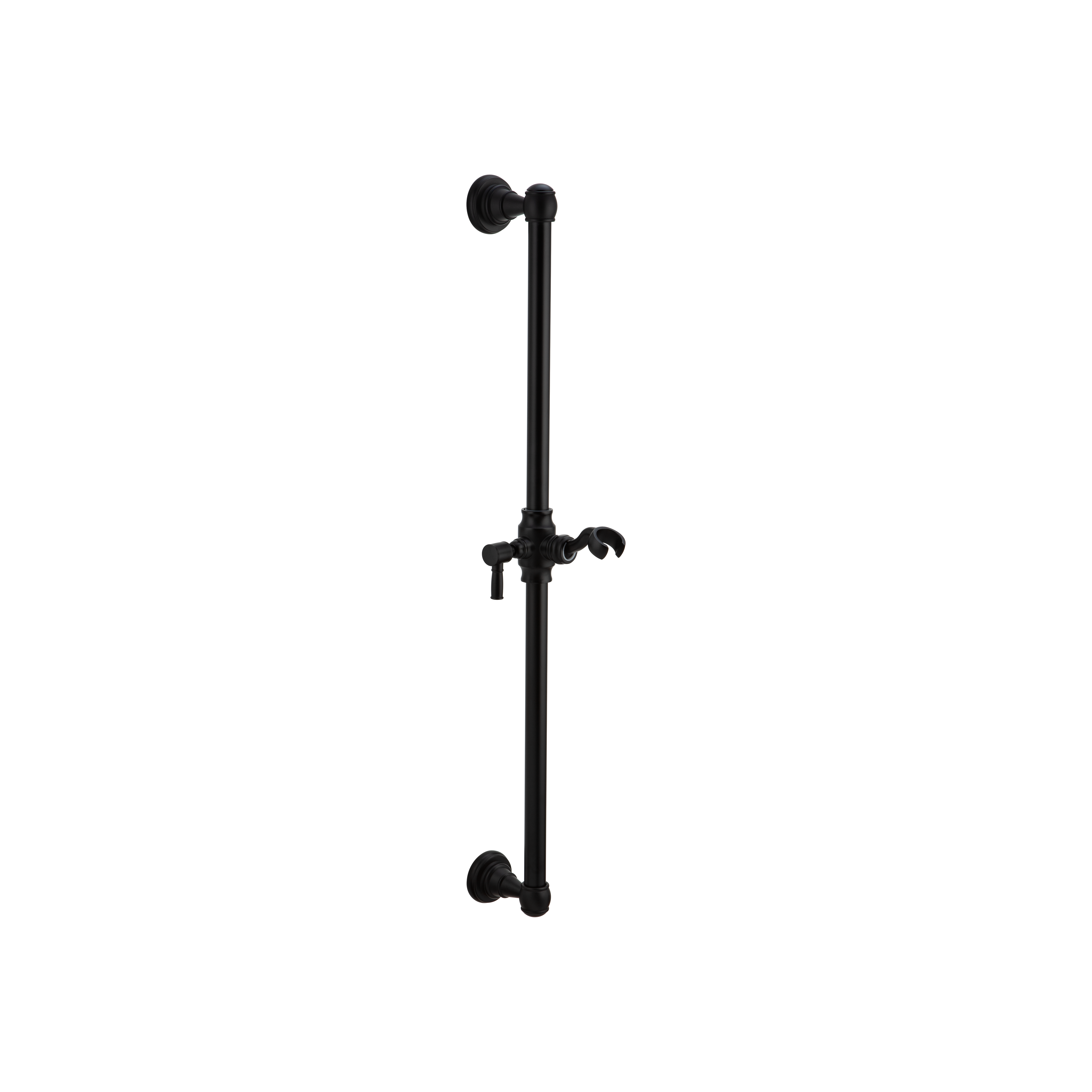 Kingsley Shower Rail - Matte Black