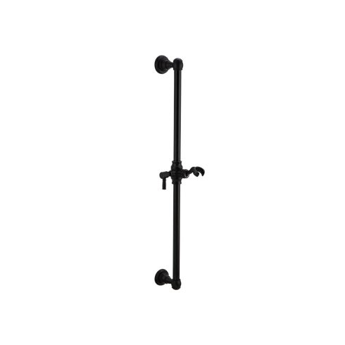 Kingsley Shower Rail - Matte Black