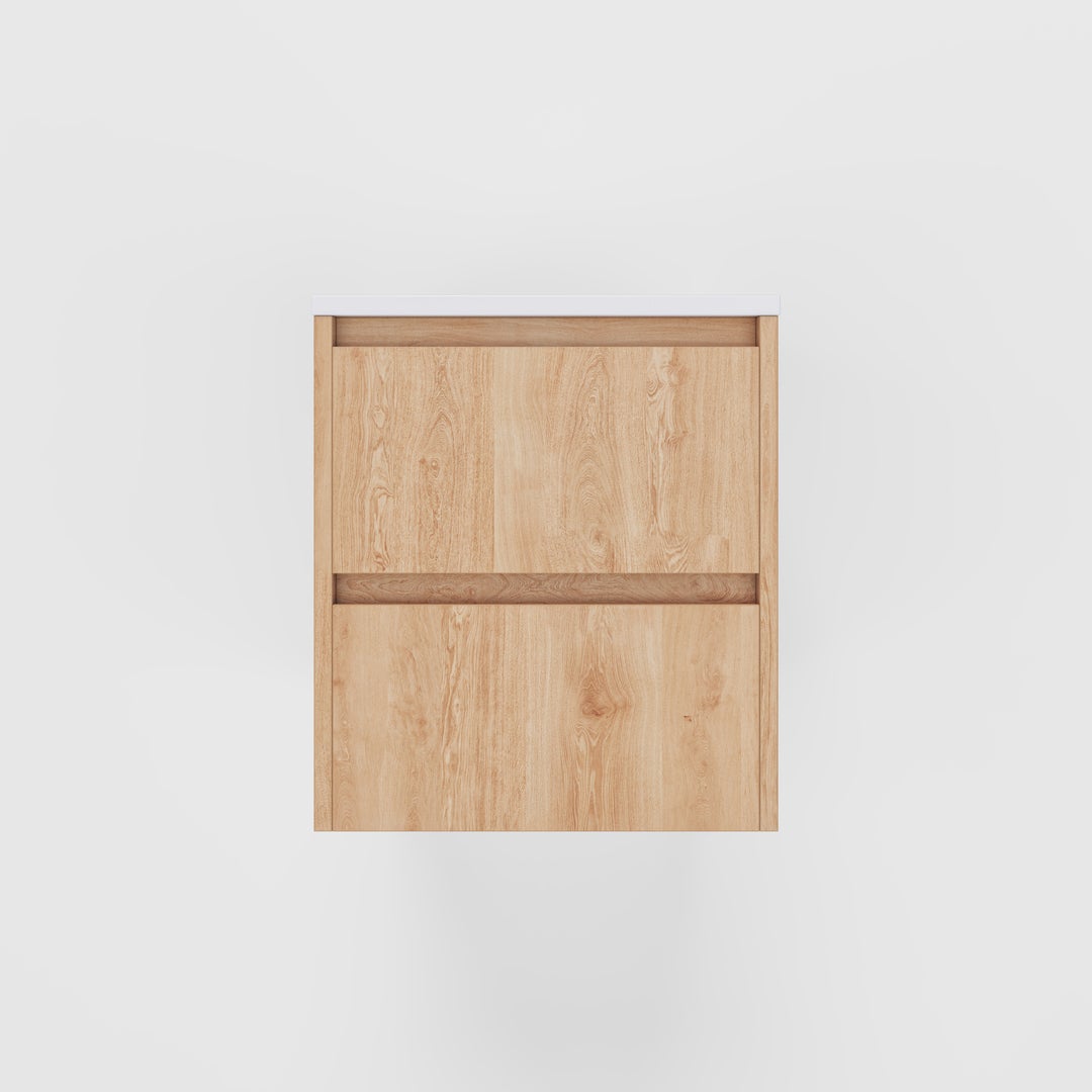 Addison 2-Drawer Vanity - 450mm - Pure Oak