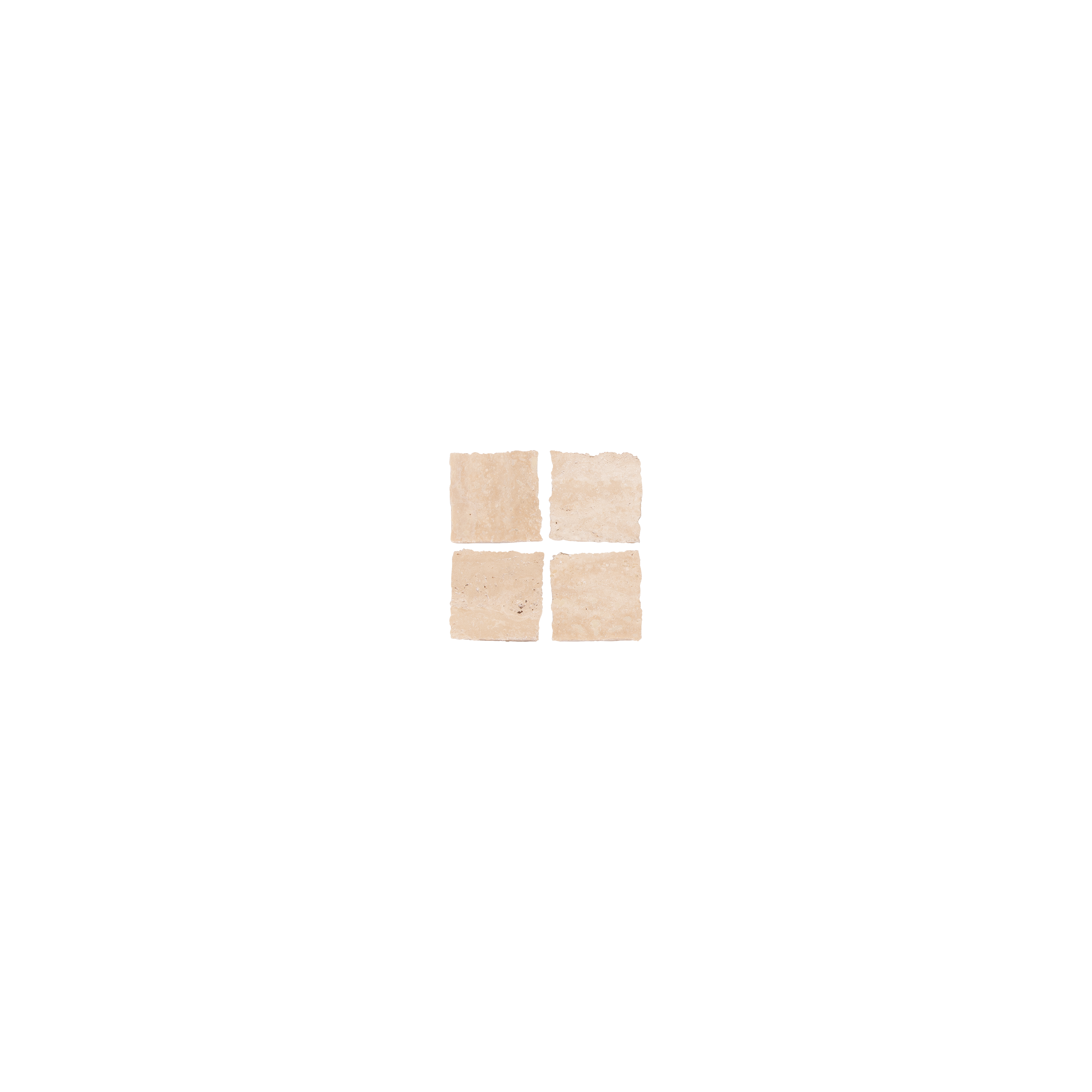 Ravenna Travertine Square Mosaic Tile (Sample)