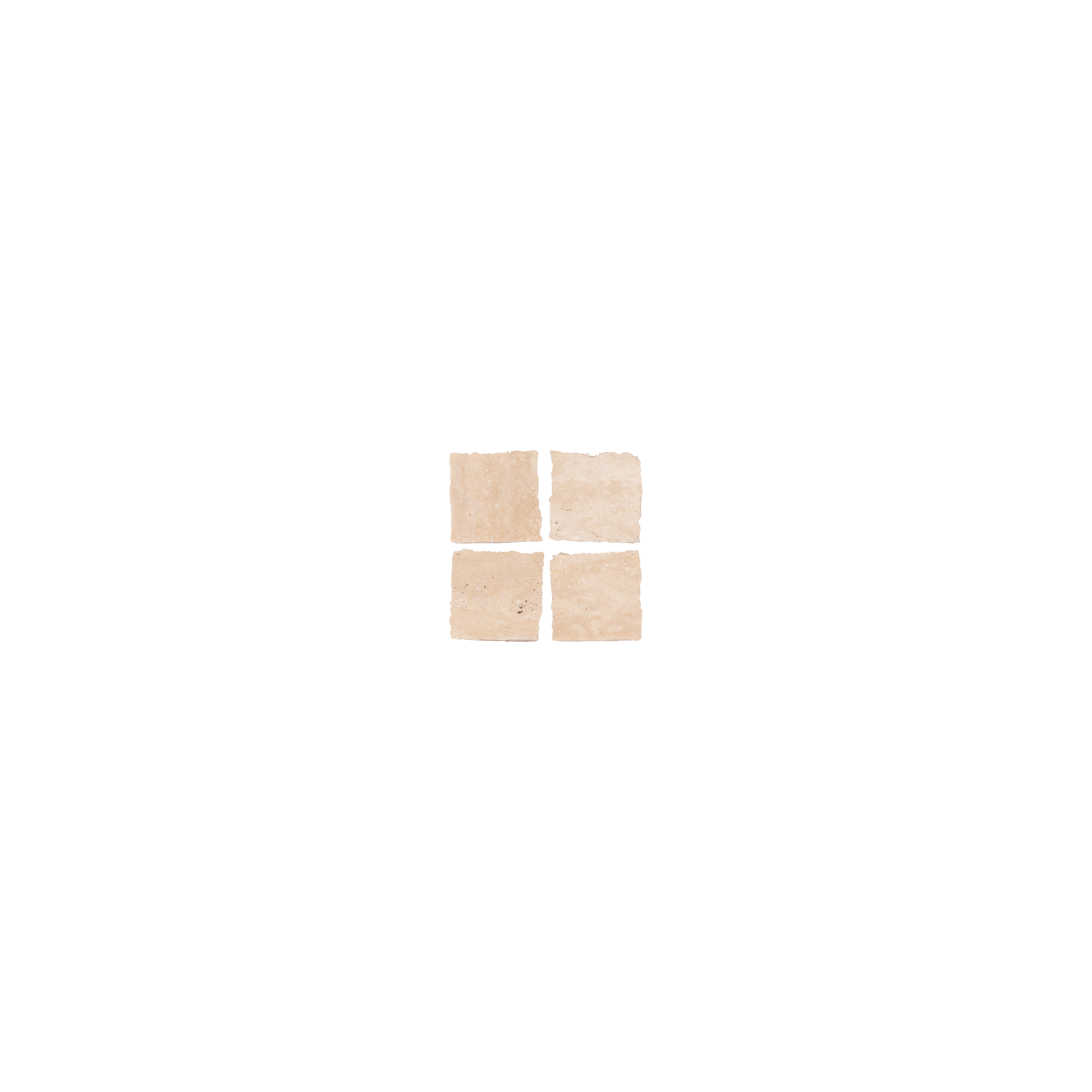 Ravello Travertine Square Mosaic Sample