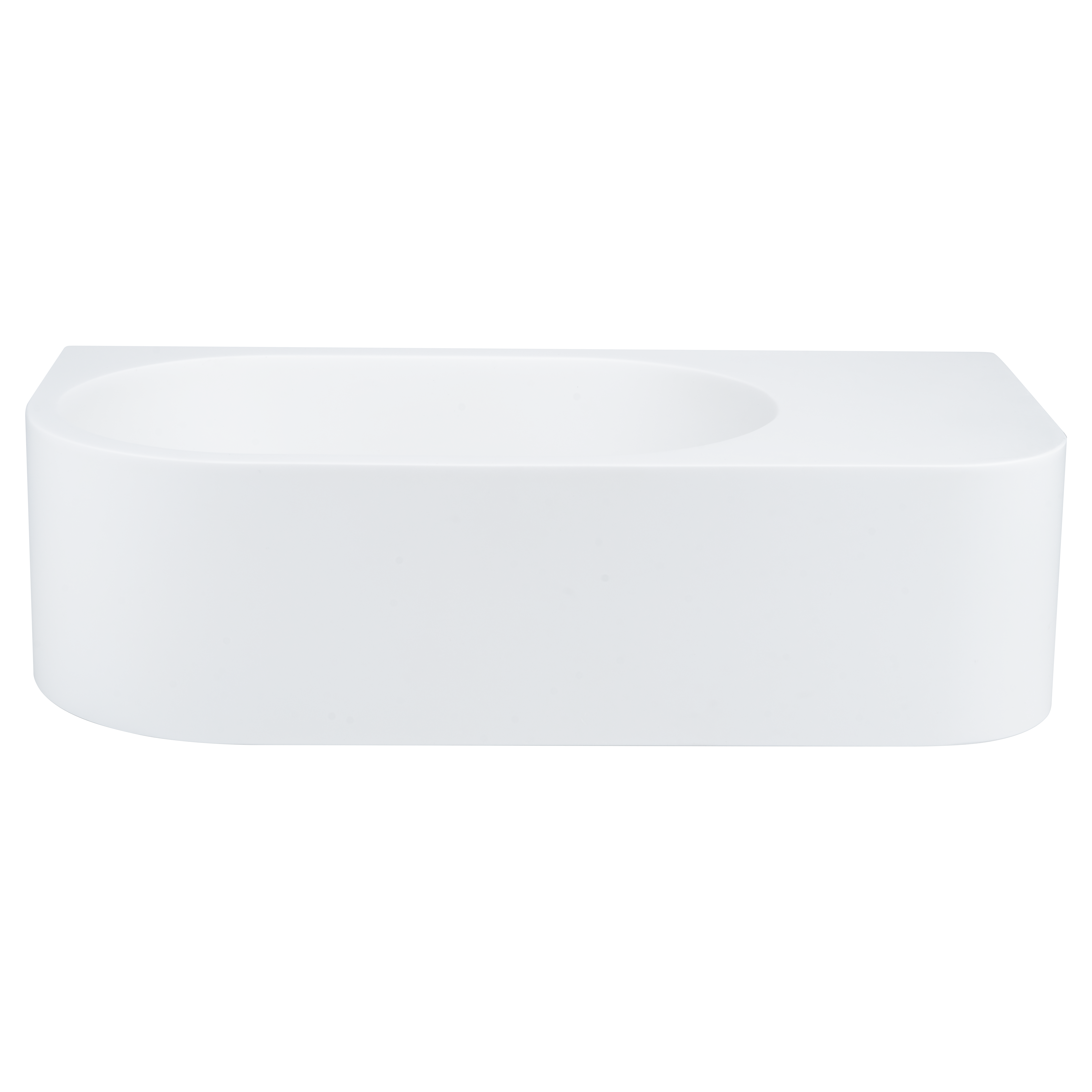 Vesi Wall-Hung Basin 444mm (Overflow) - Matte White | (NZ) ABI ...