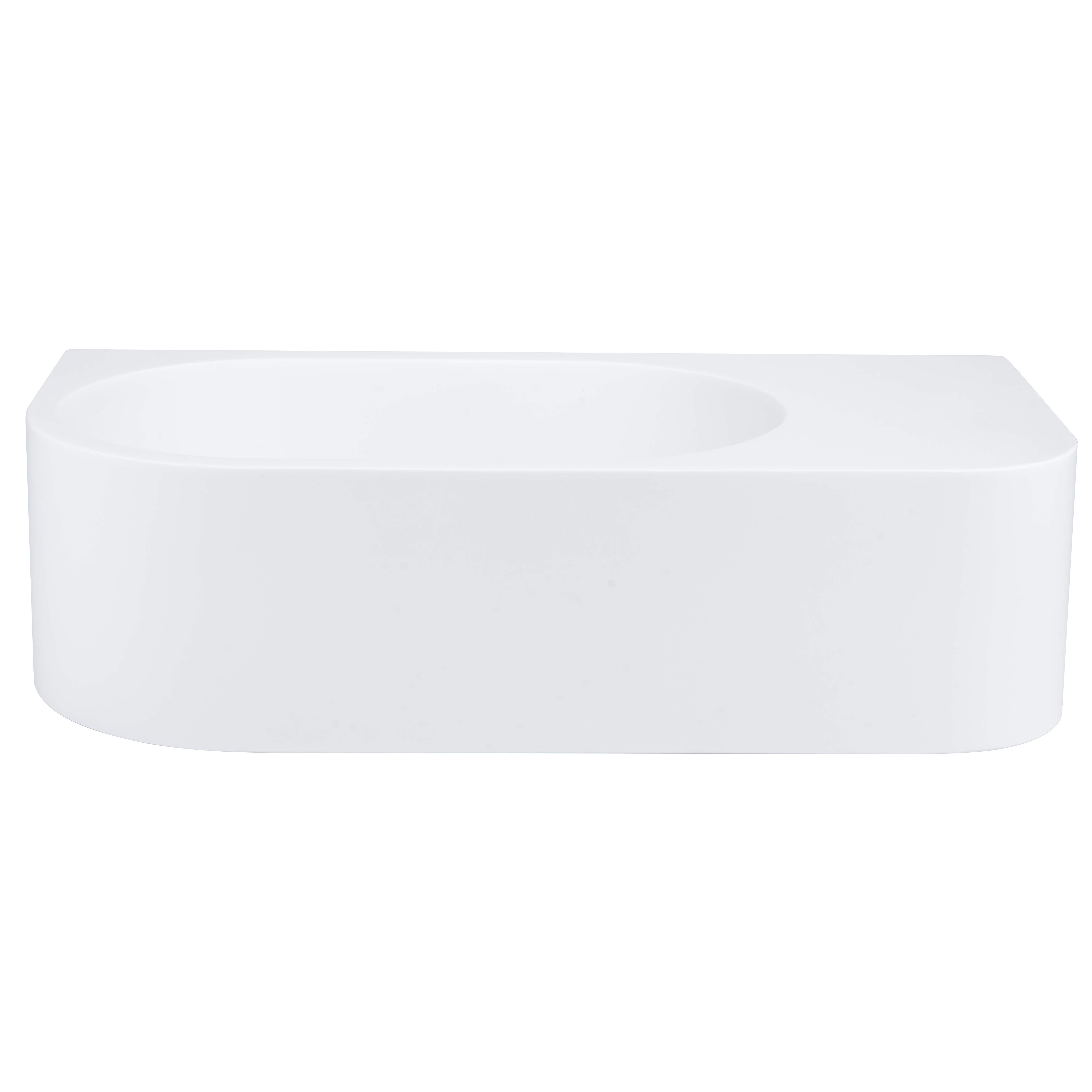 17976---Vesi-Wall-Mounted-Basin-400mm-(Overflow) Side Matte-White-2