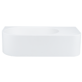 17976---Vesi-Wall-Mounted-Basin-400mm-(Overflow) Side Matte-White-2