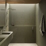 Shower Full%20Shot NESSO Shower%20Arm-Robe%20Hook SS with%20towel