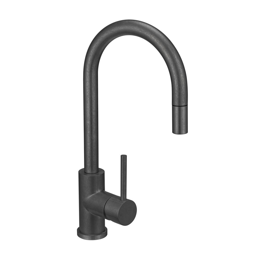 Elysian Commercial Pull-Out Kitchen Mixer - Antique Slate