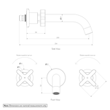 CROSS Assembly Taps and Spout Set SPEC-01