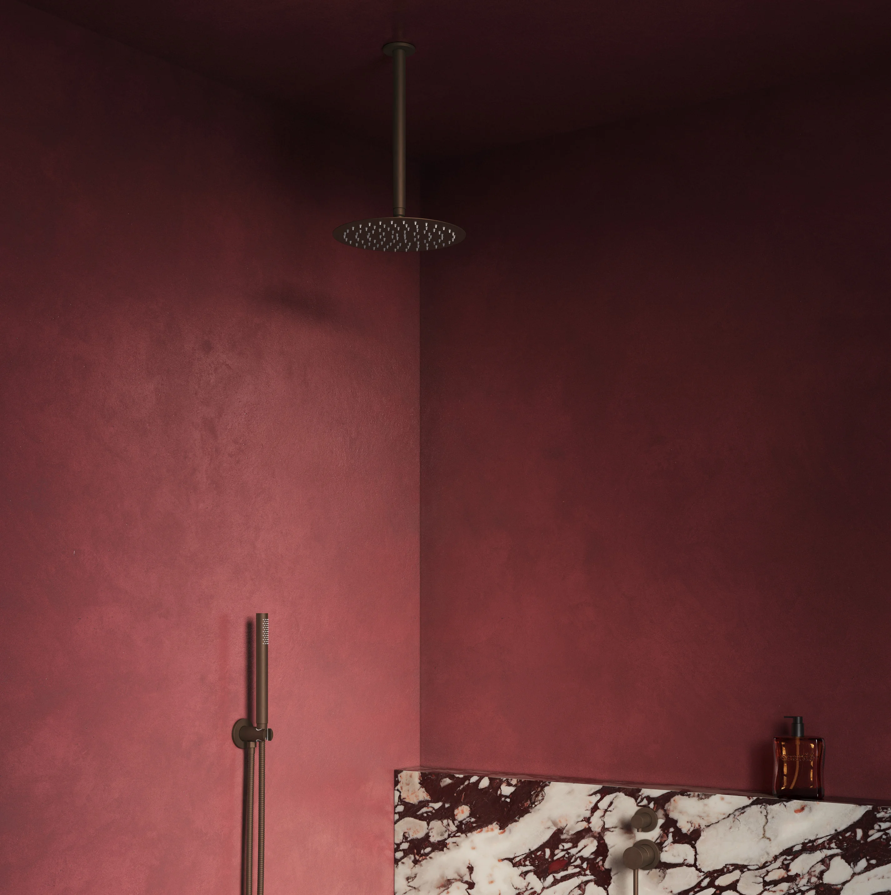 AntiqueBathroom ShowerScene Var02 Angle01 Bronze