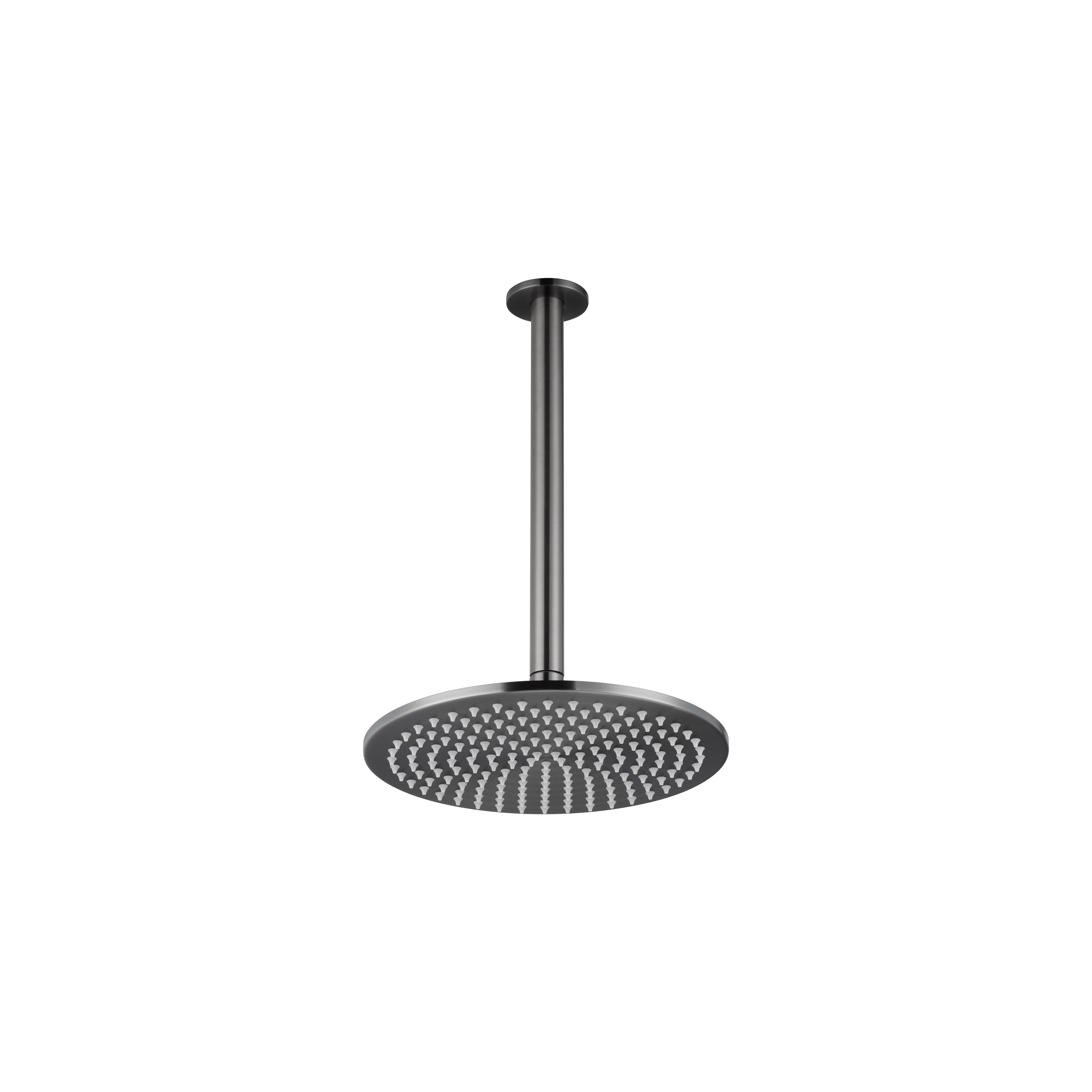 Shower%20Dropper%20Round%20300mm Side Head%20Set%20-%20Brushed%20Gunmetal