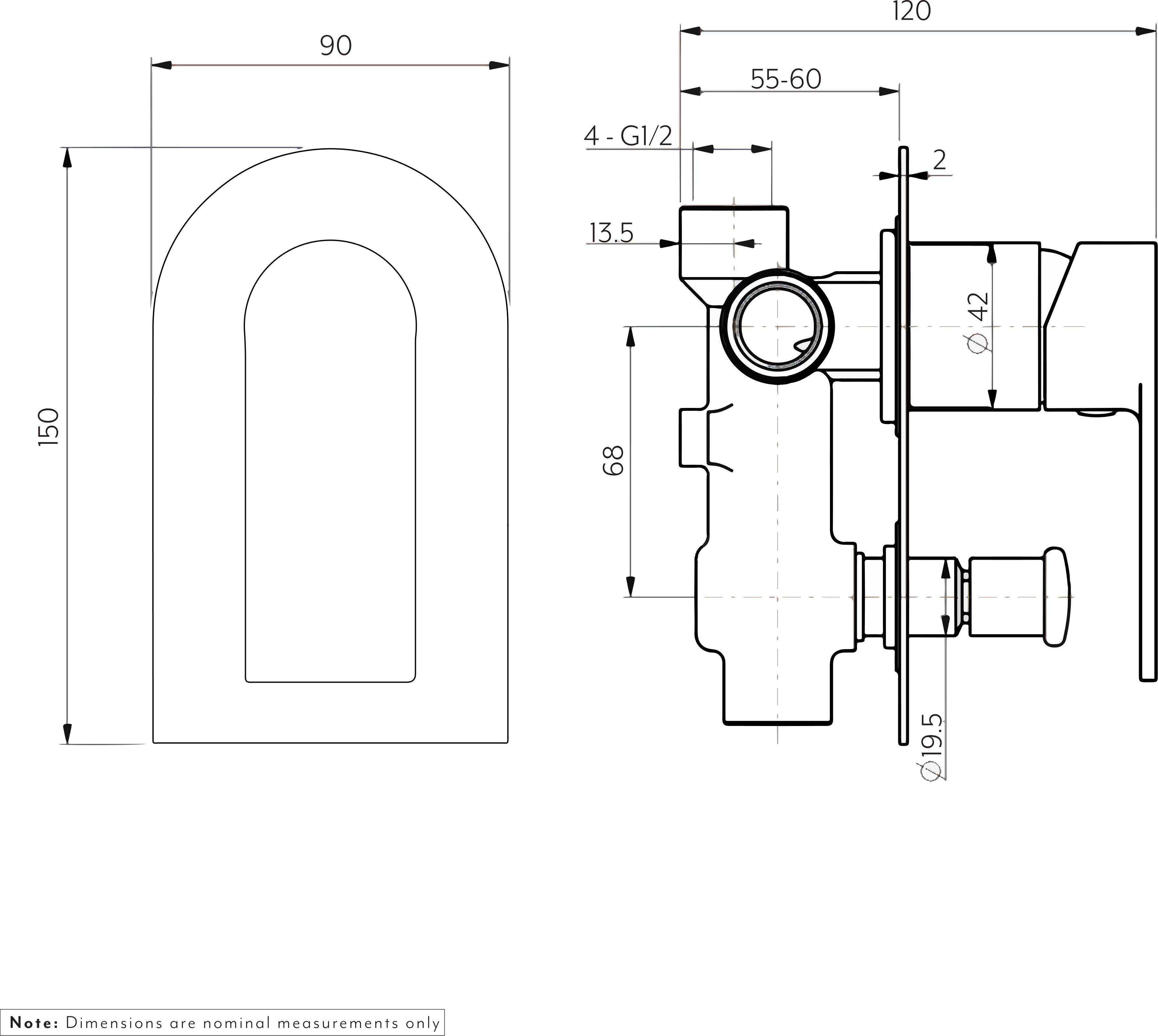 MAGNUS Shower Diverter GALLERY SPEC-01