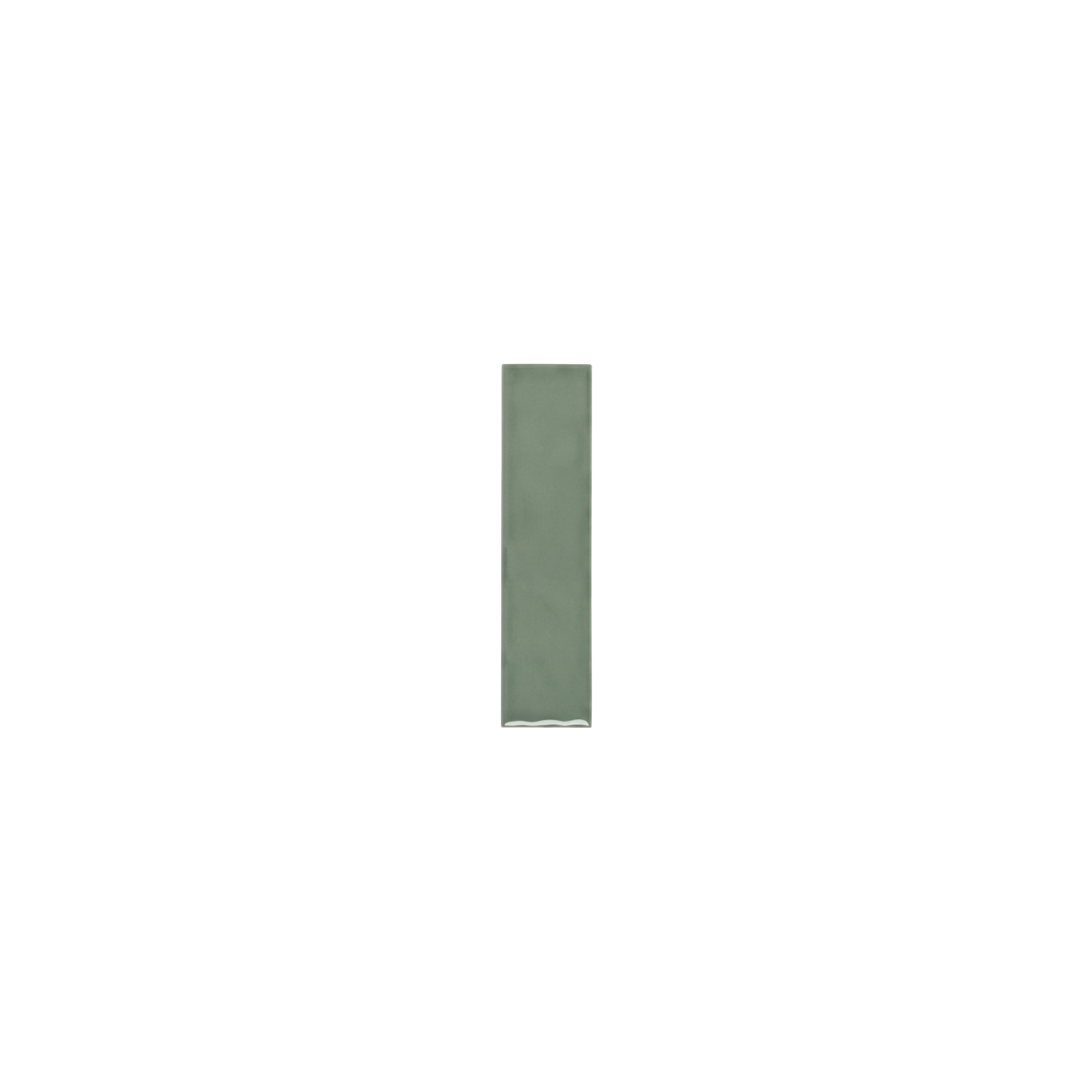 Tropea Natural Edge Subway Tile - Eucalyptus Green (Sample)