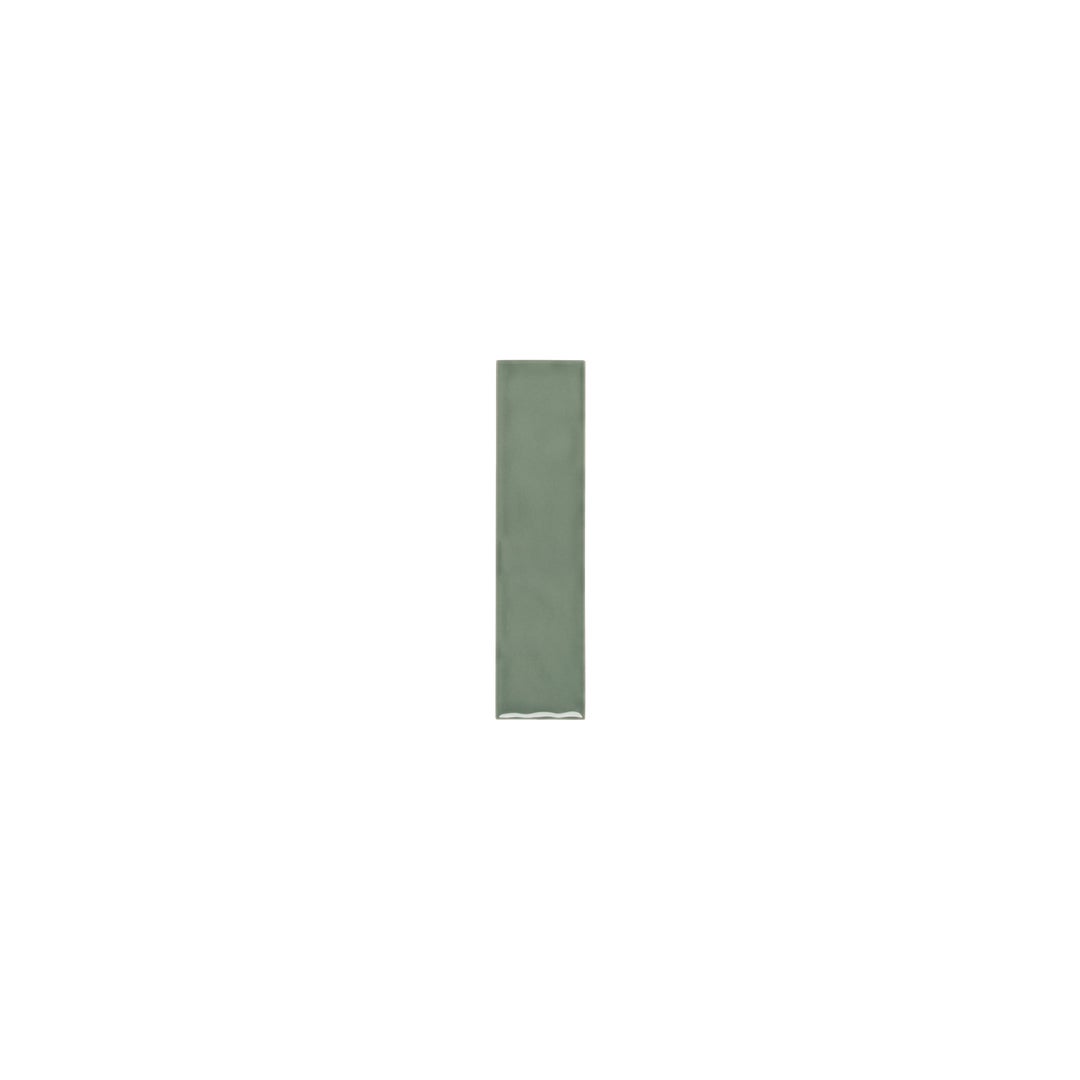 Tropea Natural Edge Subway Tile - Eucalyptus Green (Sample)