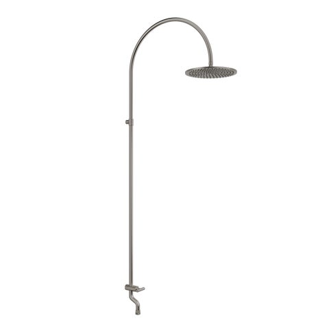 Sola Garden Outdoor Shower Set - Stainless Steel