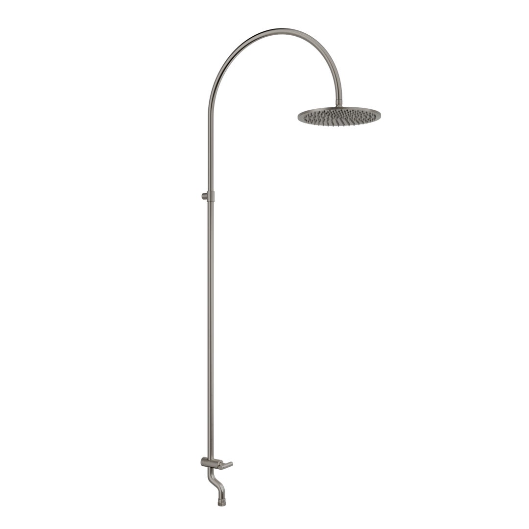 Sola Garden Outdoor Shower Set - Stainless Steel