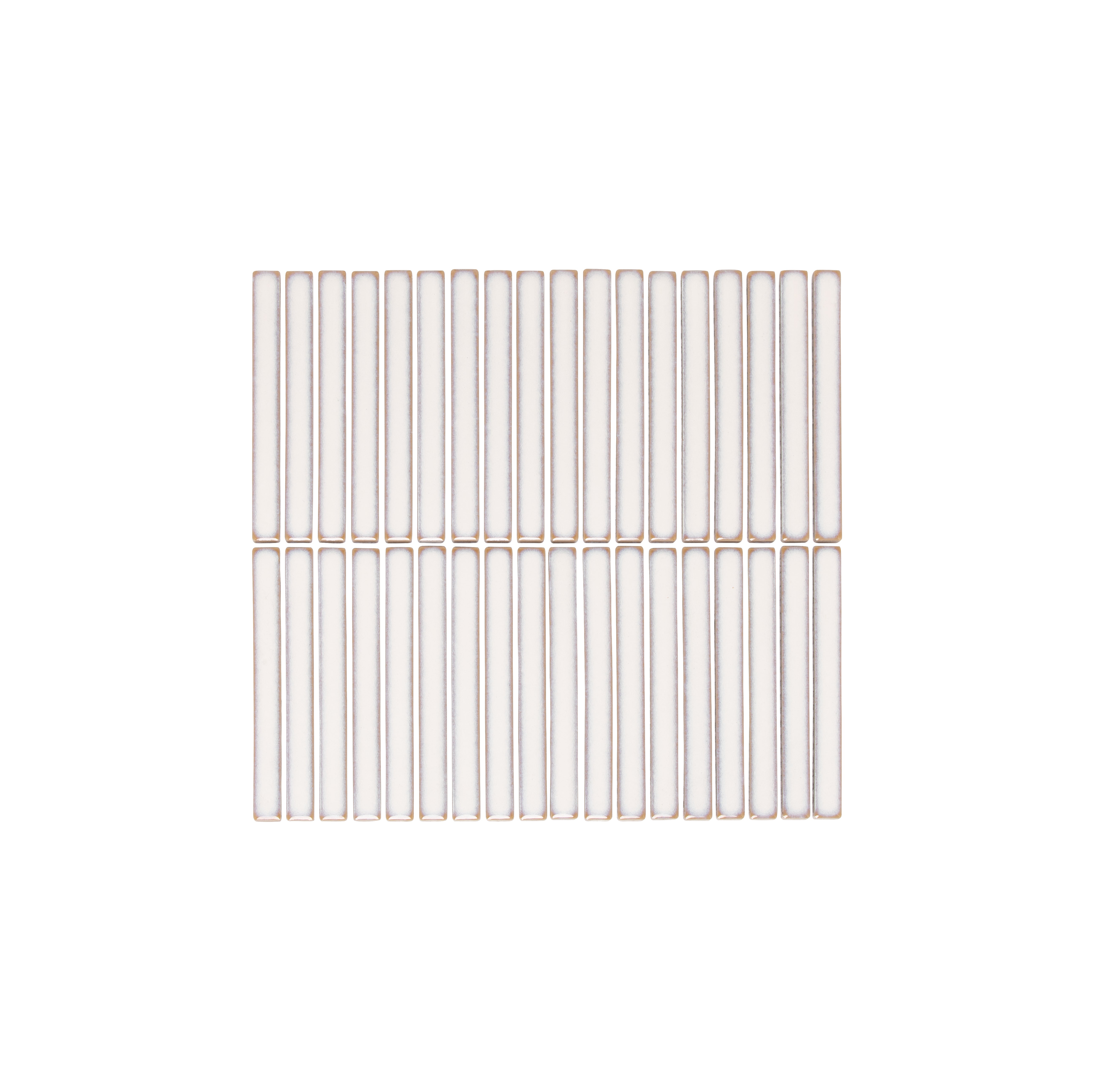 Yama Kit Kat Mosaic Tile - Antique White