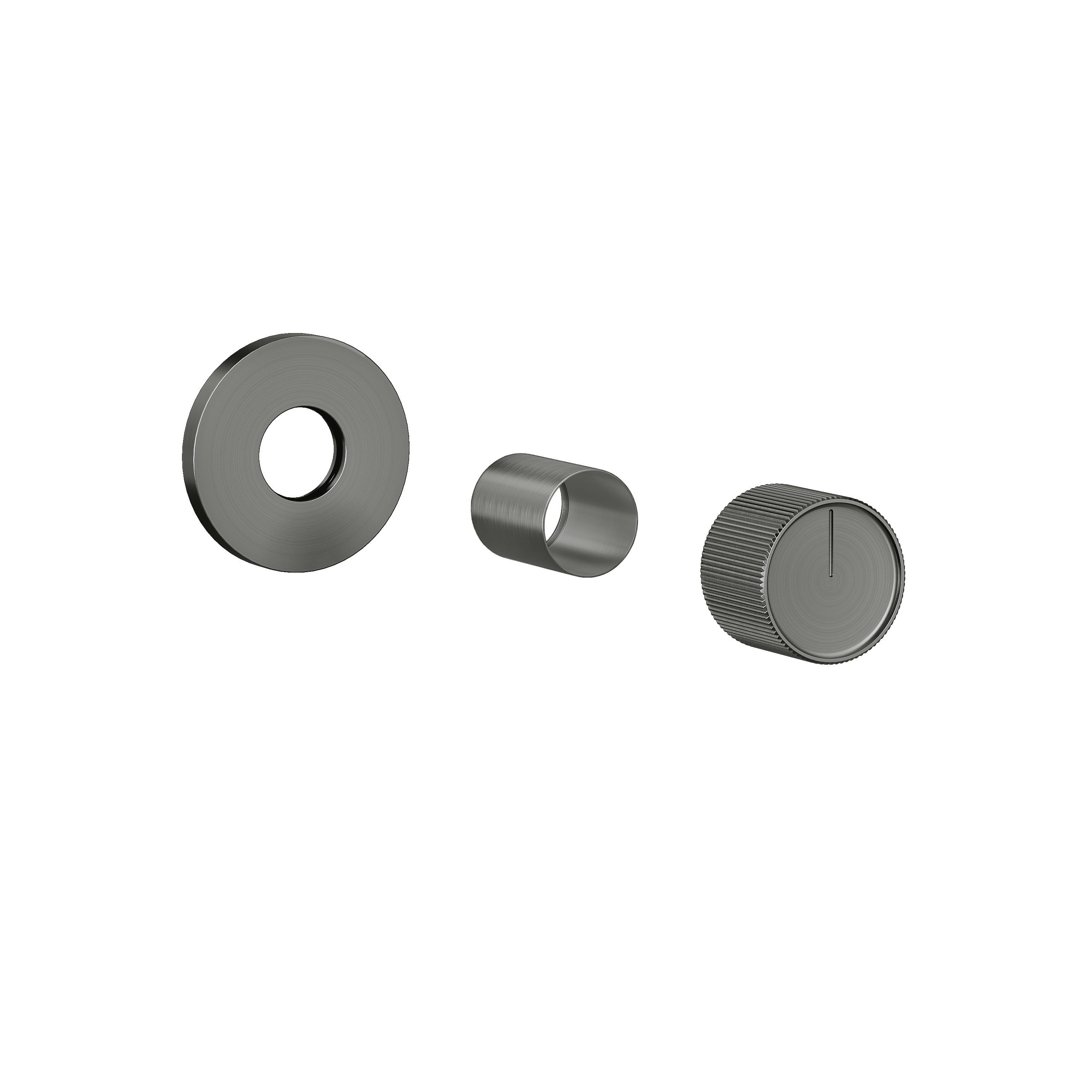Namika Diverter Handle Kit - Brushed Gunmetal