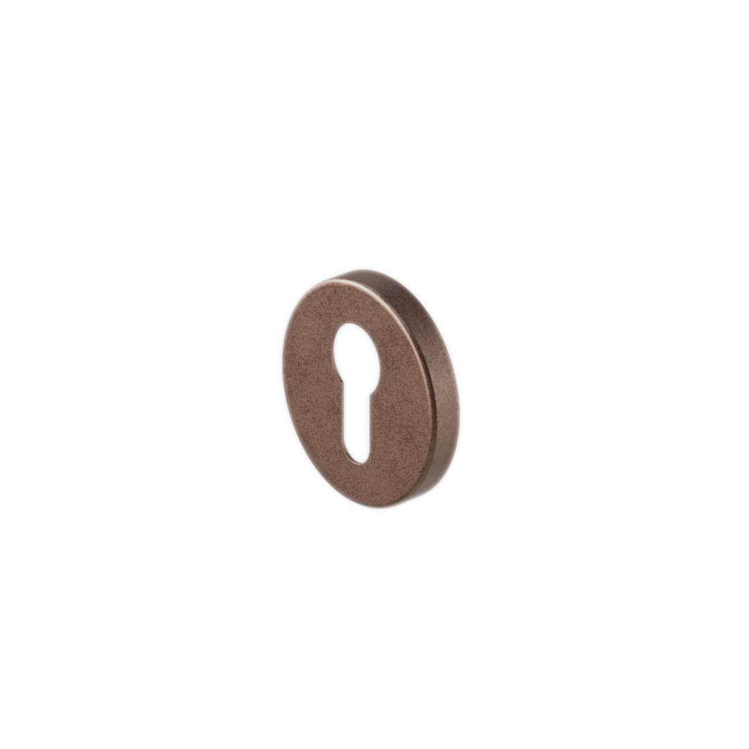 Escutcheon Round Back Plate - Antique Bronze