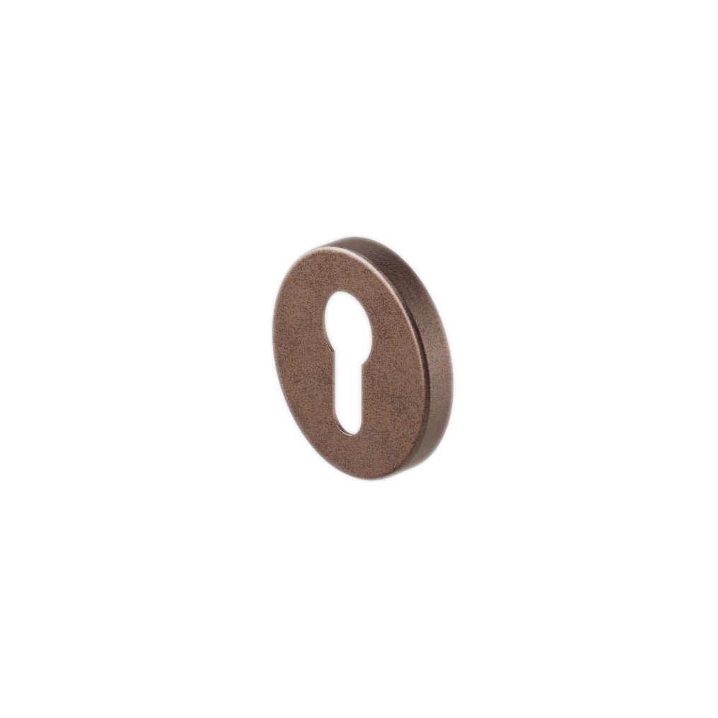 Escutcheon Round Back Plate - Antique Bronze