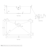 Vari - Single Sink 750mm Overflow SPEC-01