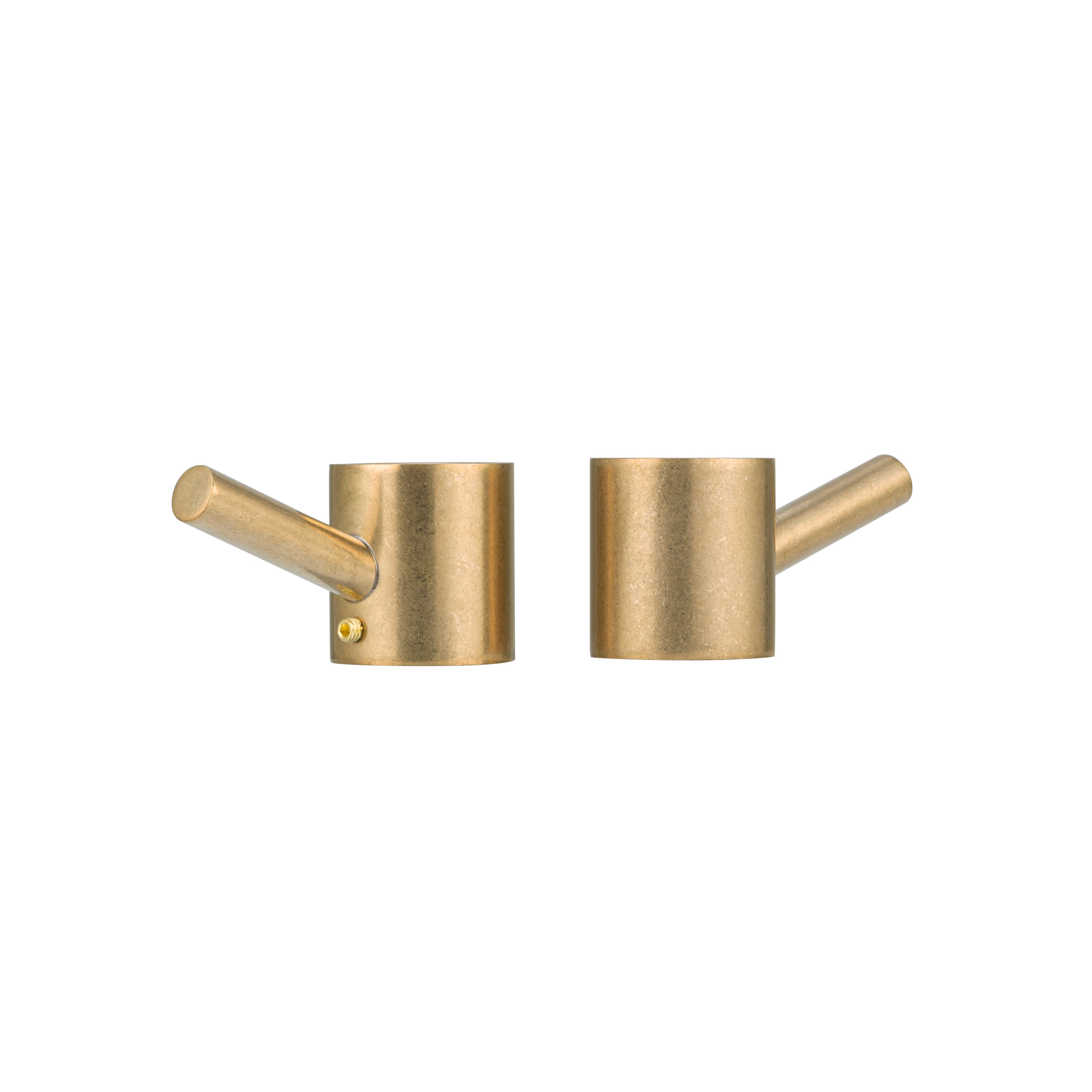 Modi Towel Hook Set - Tumbled Aged Brass