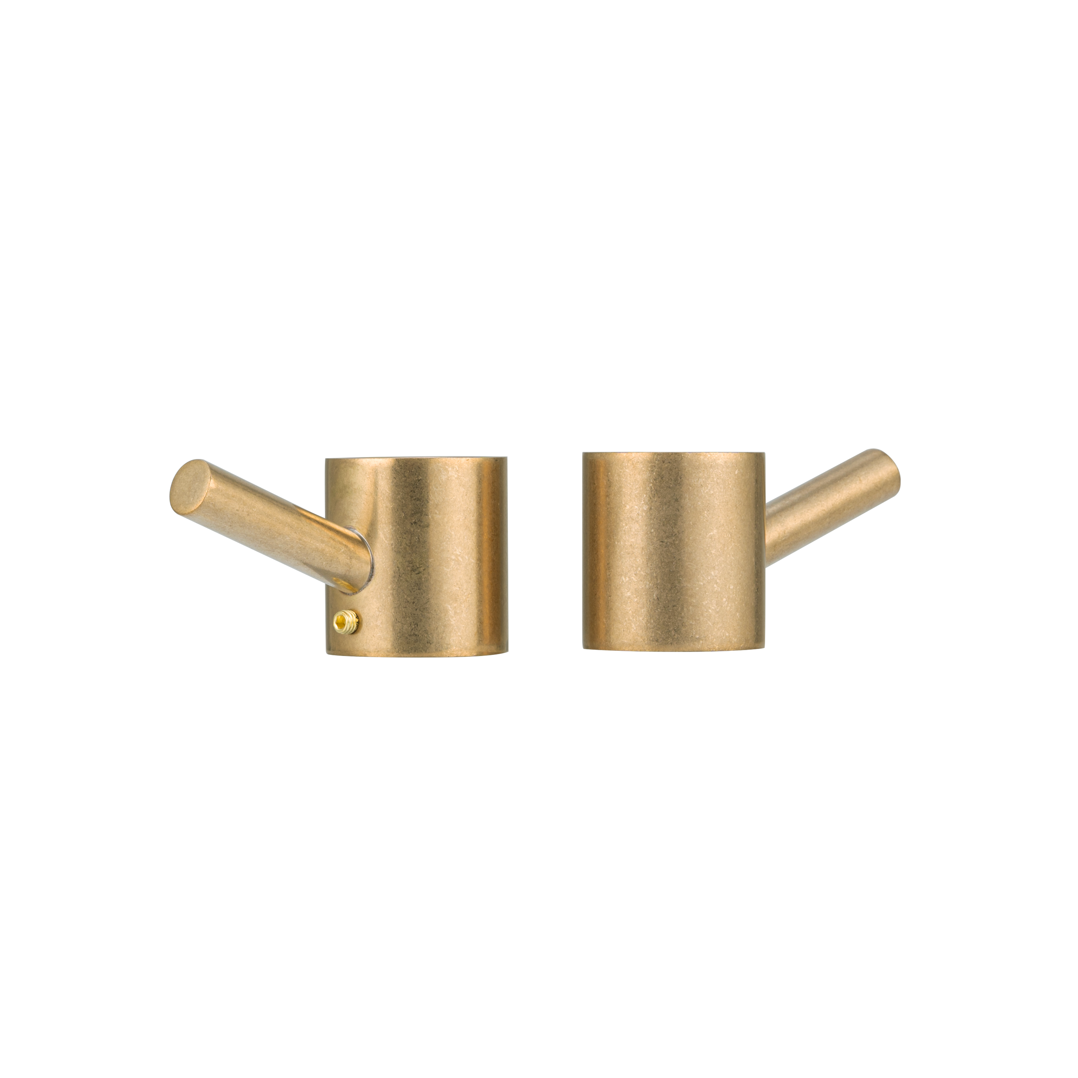 19288-Modi-Towel-Hook-Set Side Tumbled-Aged-Brass