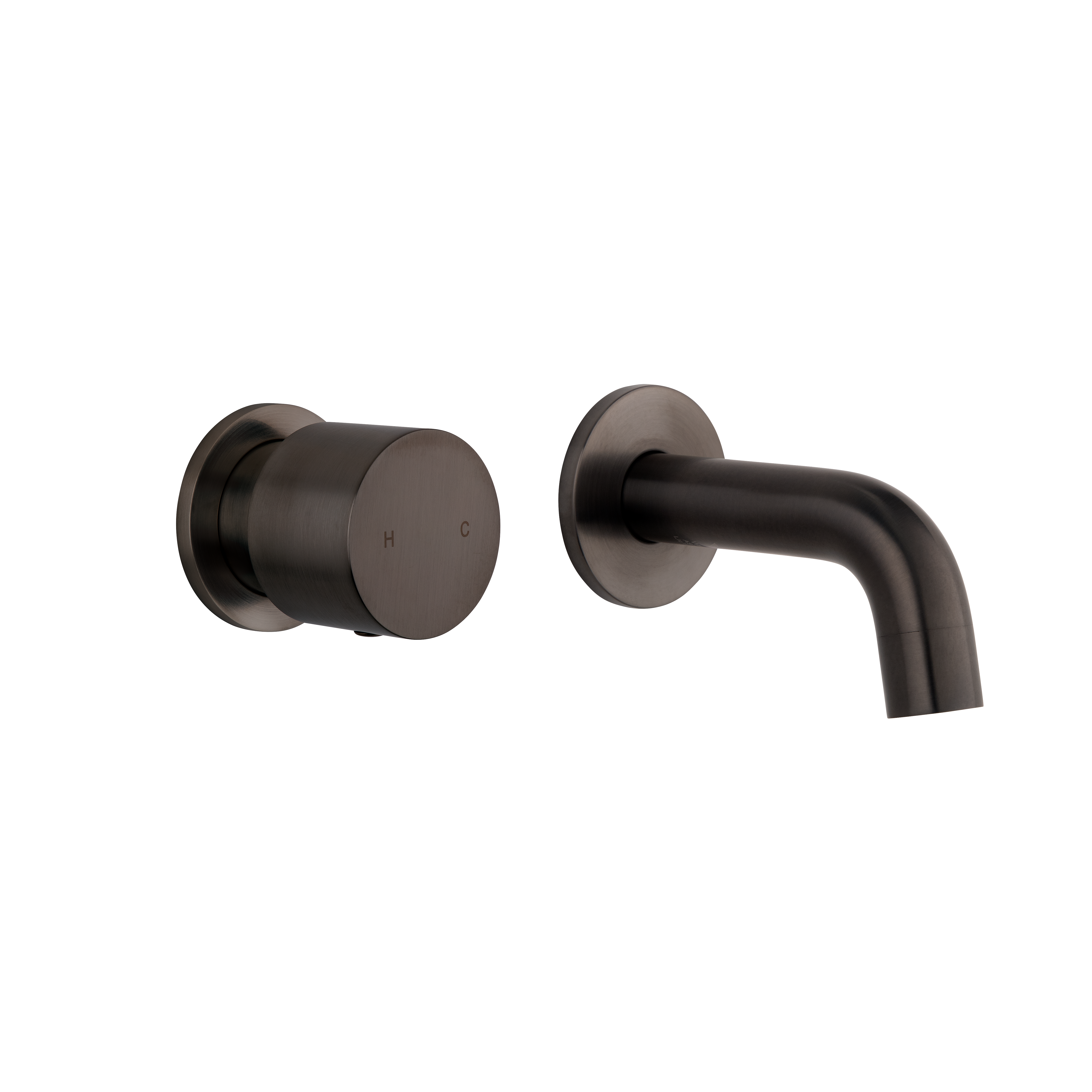 Milani Progressive Mixer & Mini Spout Set - Brushed Gunmetal