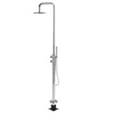Sola Outdoor Shower Set BrushedStainless