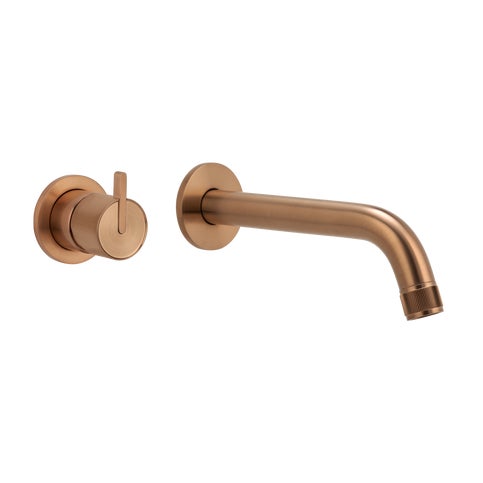 Namika Minimal Mixer & Spout Set - Brushed Copper