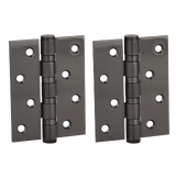Ellis Butt Hinge Pair BrushedGunmetal