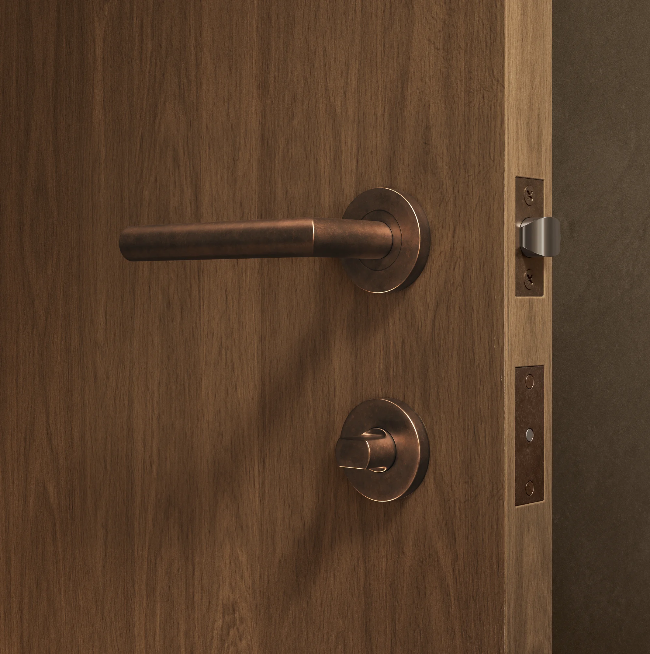 Antique Powder%20Room Door-Davis Bronze