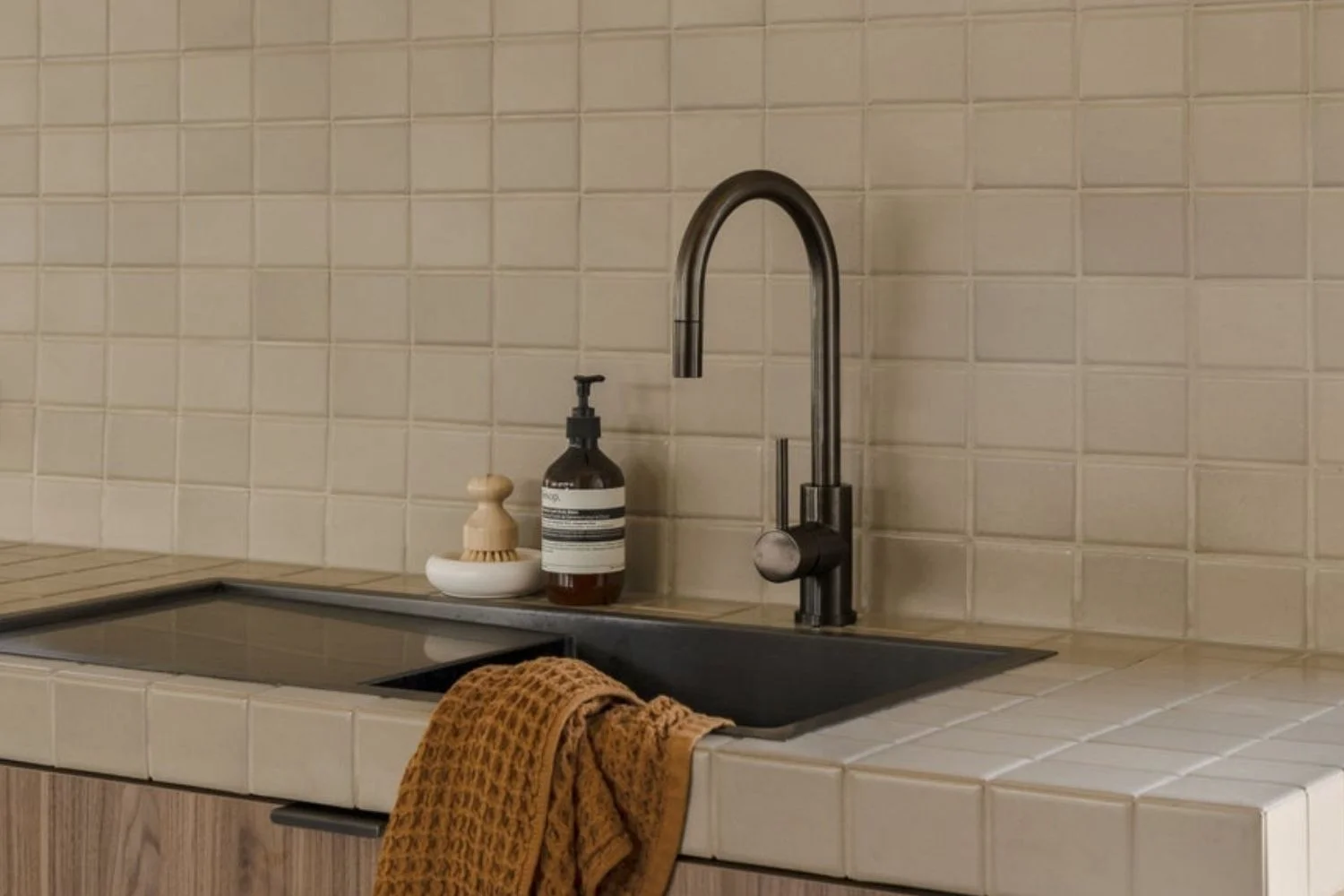 Best Tapware Brushed Gunmetal Kitchen Mixer