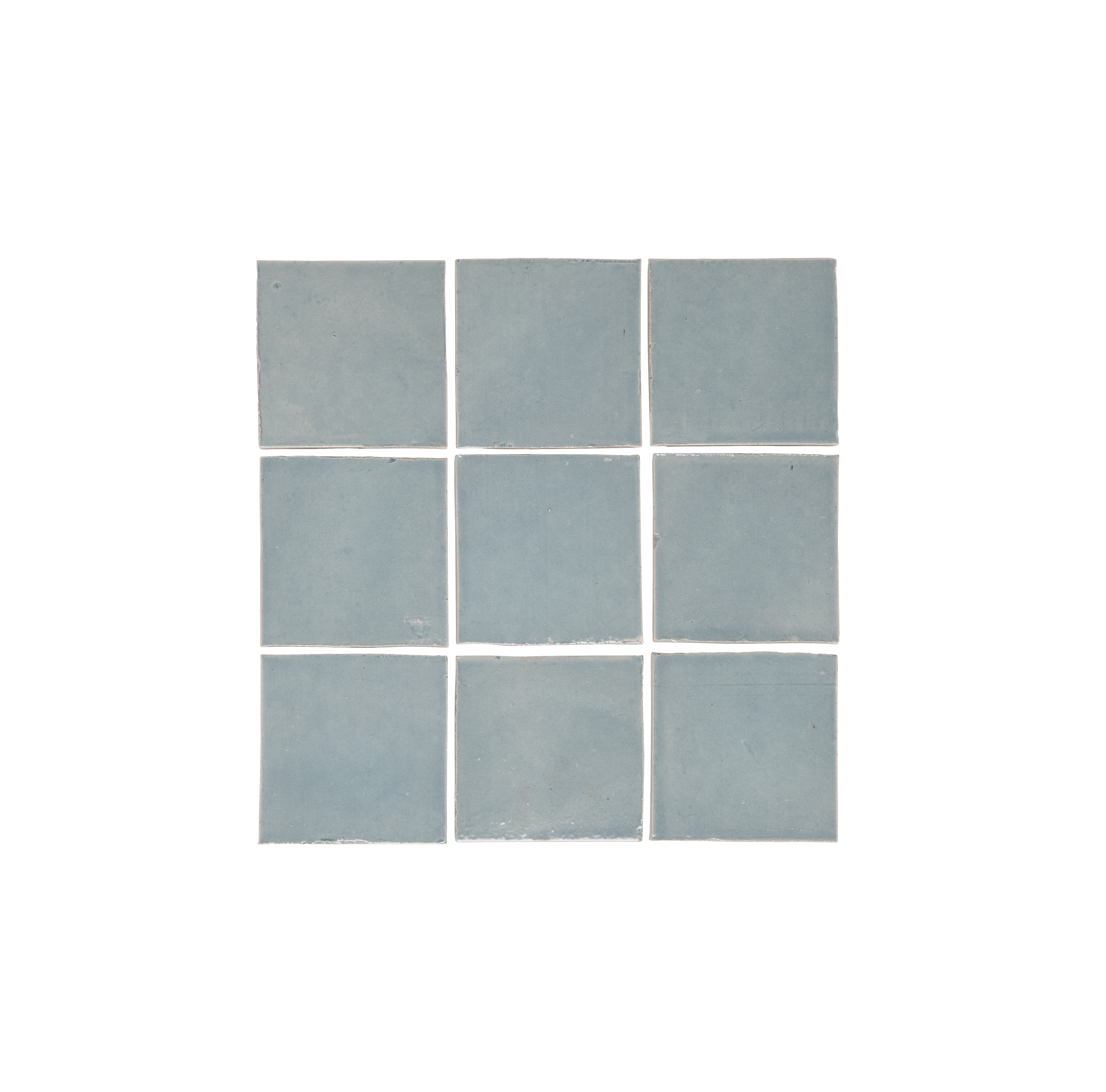 Rommani Handmade Zellige Square Powder Blue