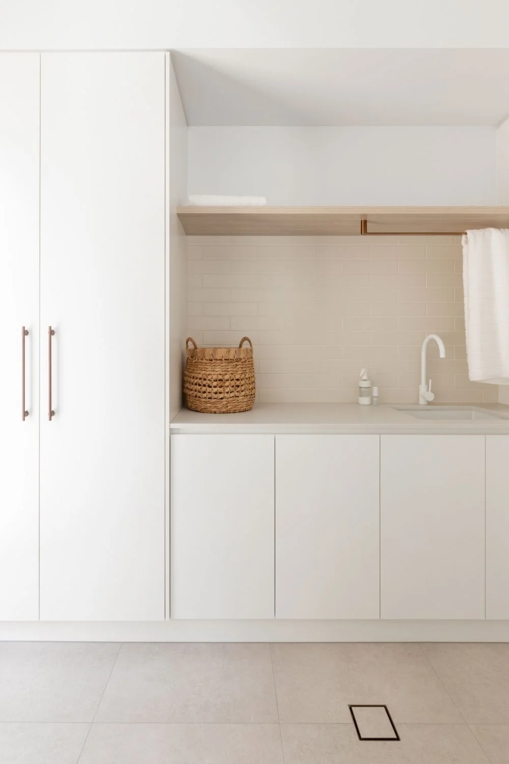 Laundry Tile Ideas White