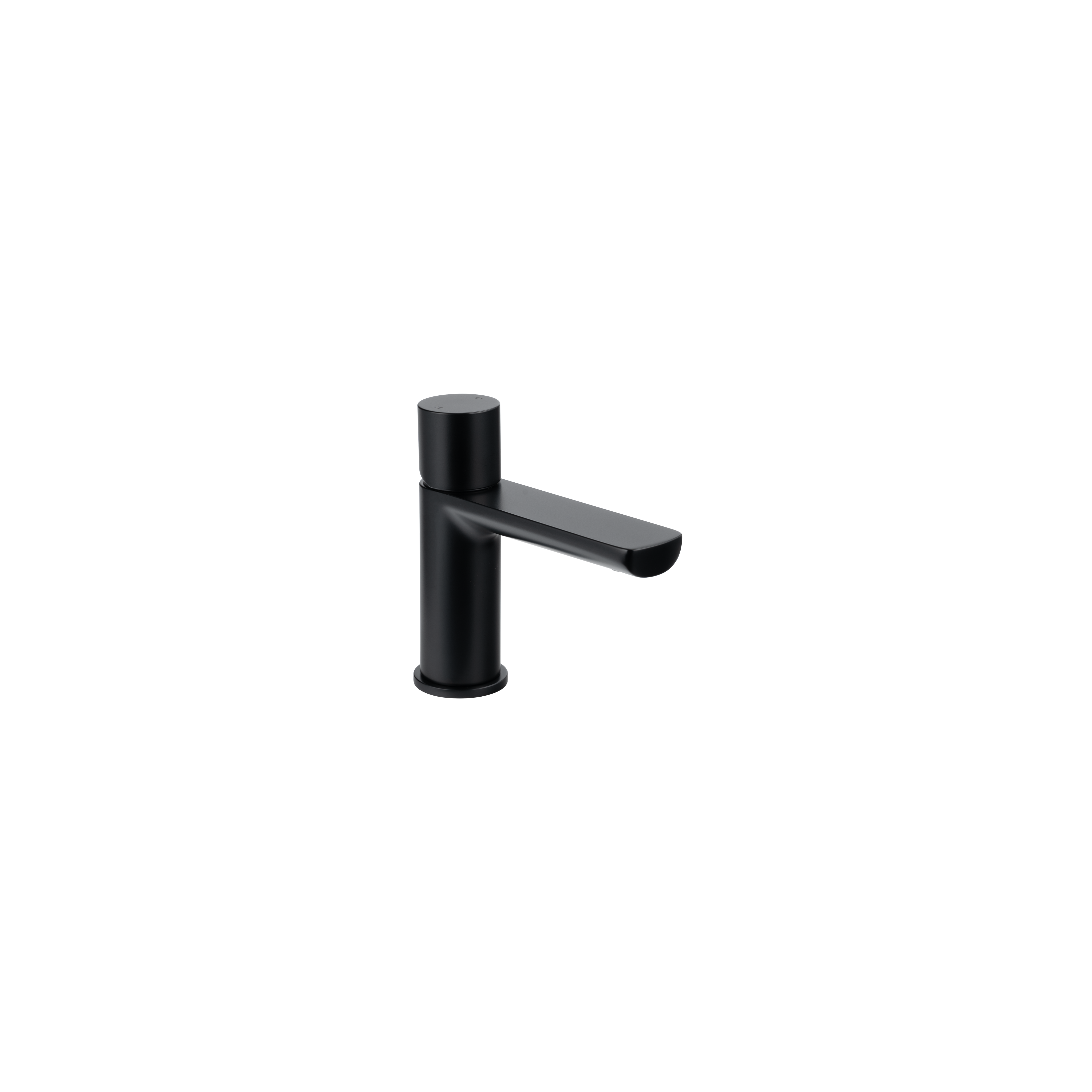 11591LF-Milani-Basin-Mixer Side Matte-Black-LF