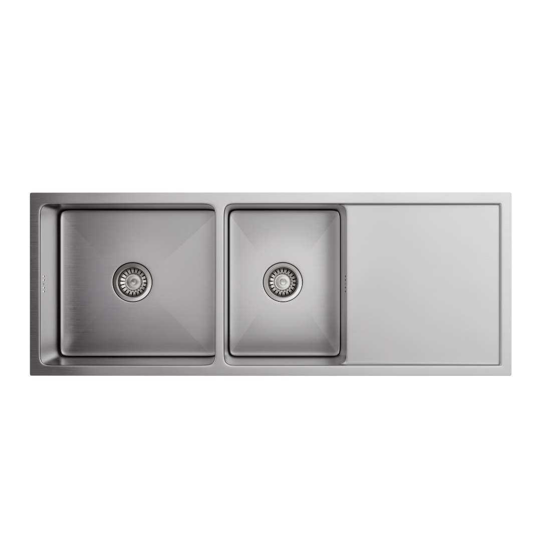 Ontario - Double Sink - Stainless Steel (Overflow)