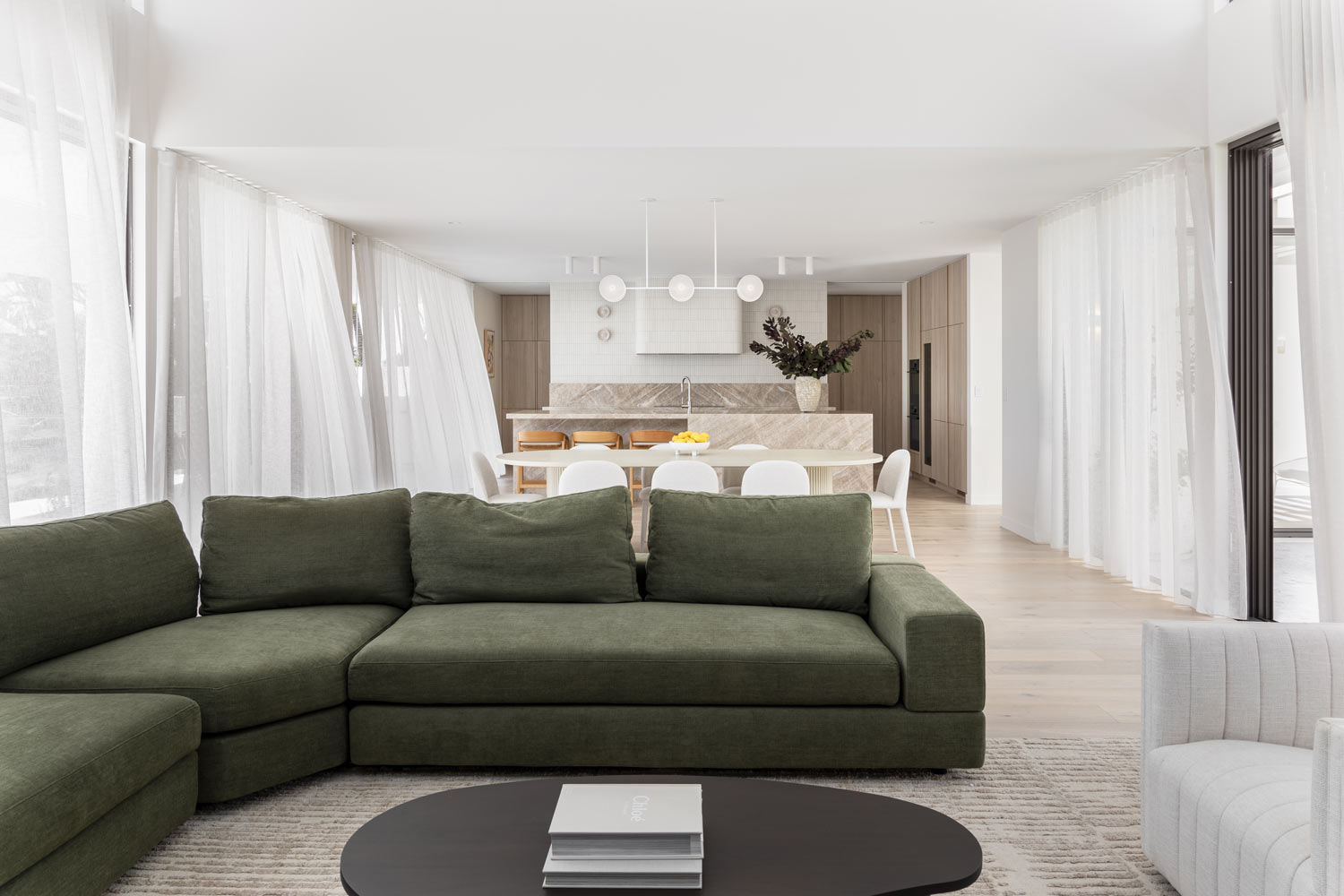 View of El Nido: A Mediterranean-Inspired House with Masterful Minimal Design ...