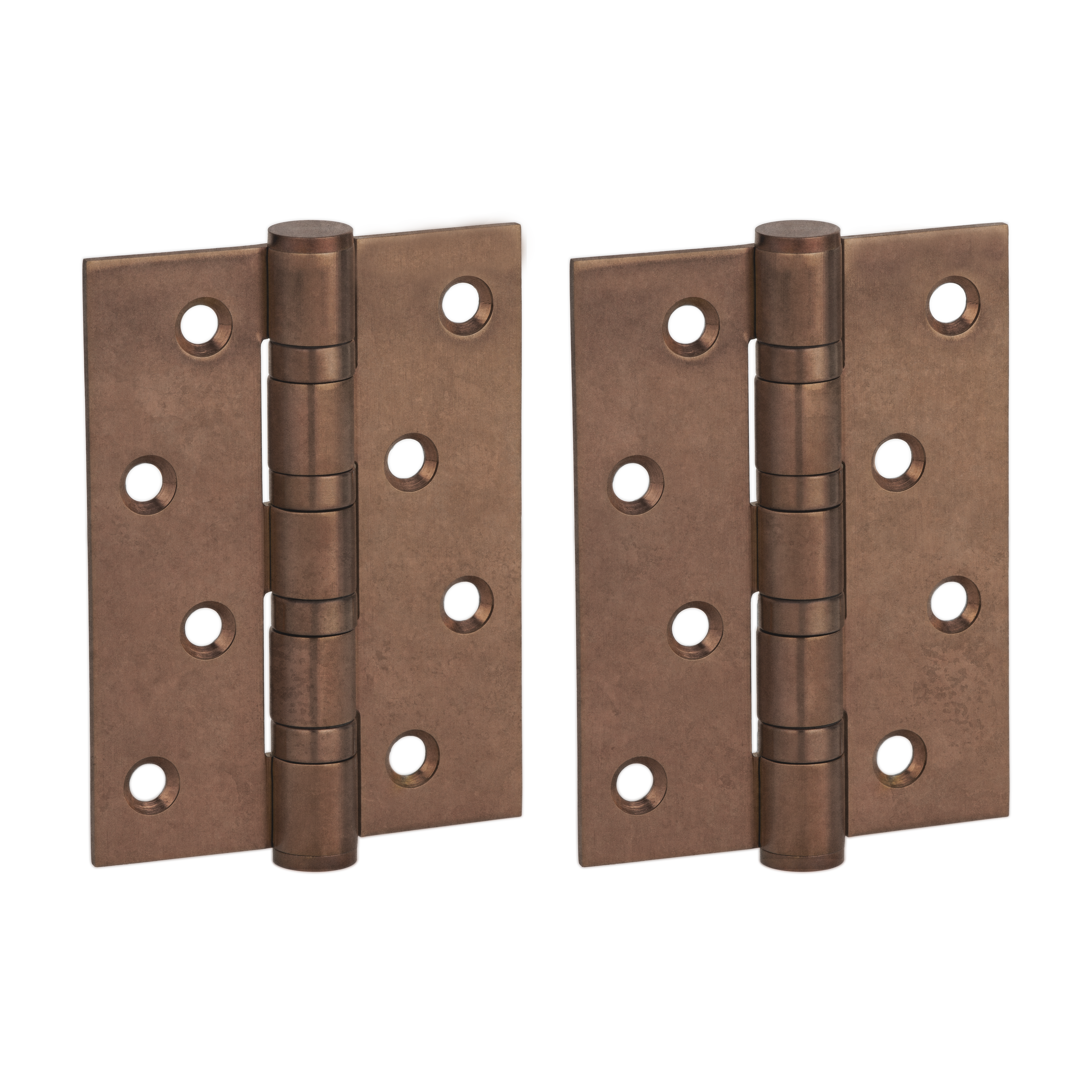 Ellis Butt Door Hinge Pair 100mm - Antique Bronze