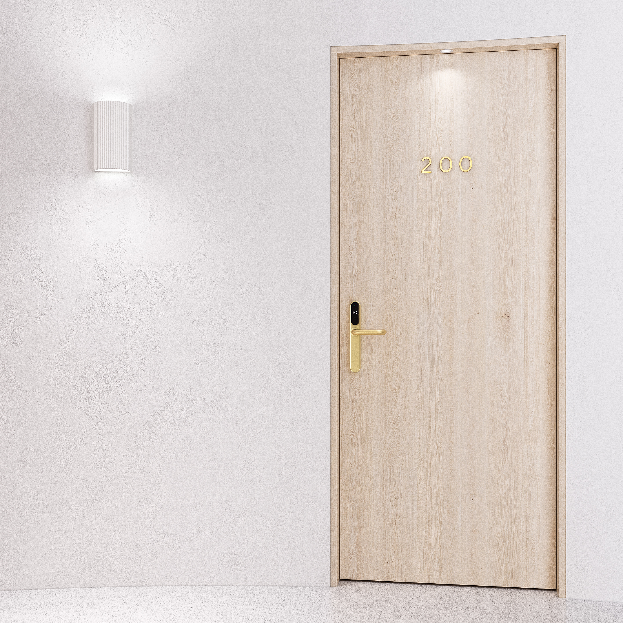 Signage Numbers Door 3 BB