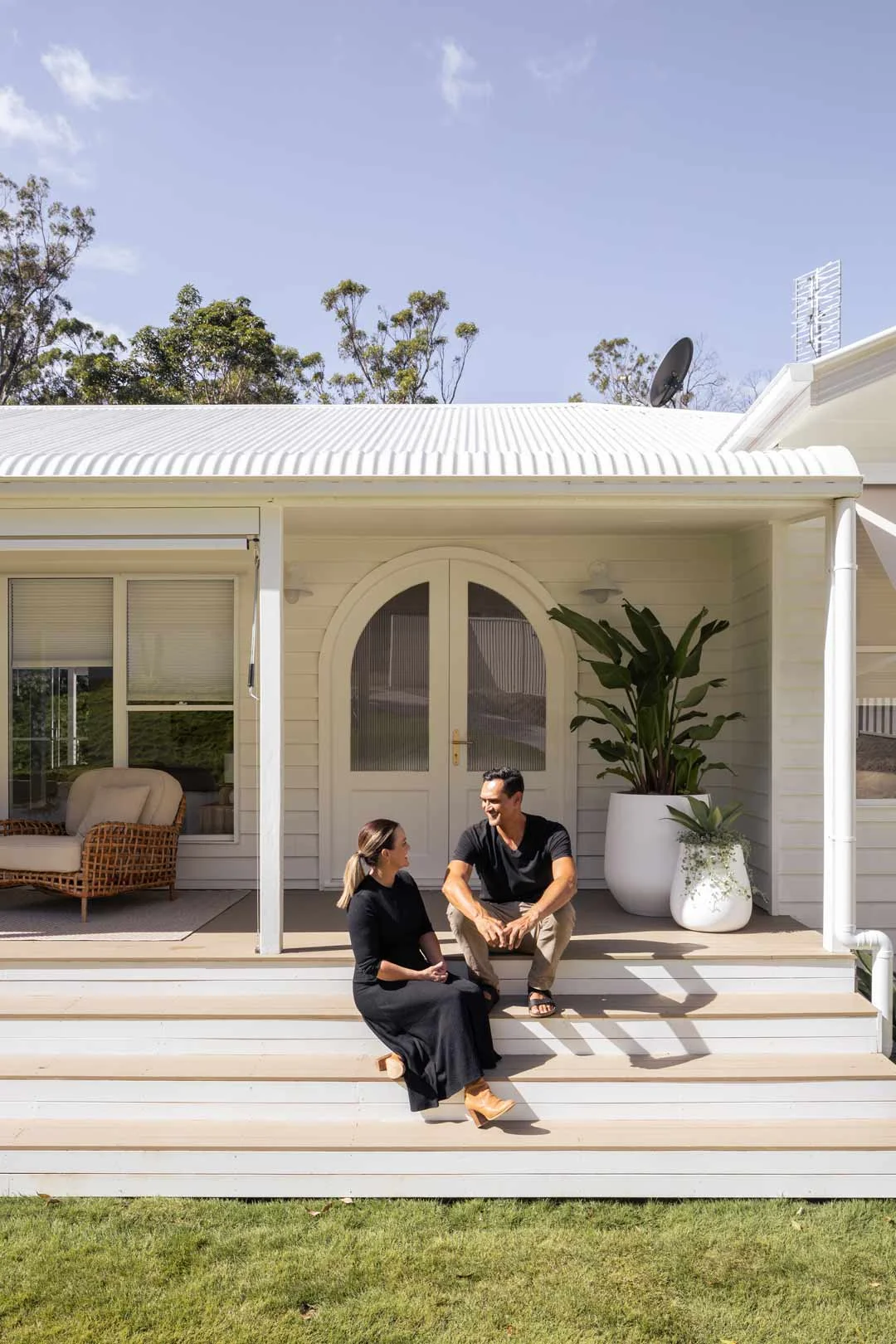 The-Block-contestants-Andy-and-Deb-outside-their-Gold-Coast-home