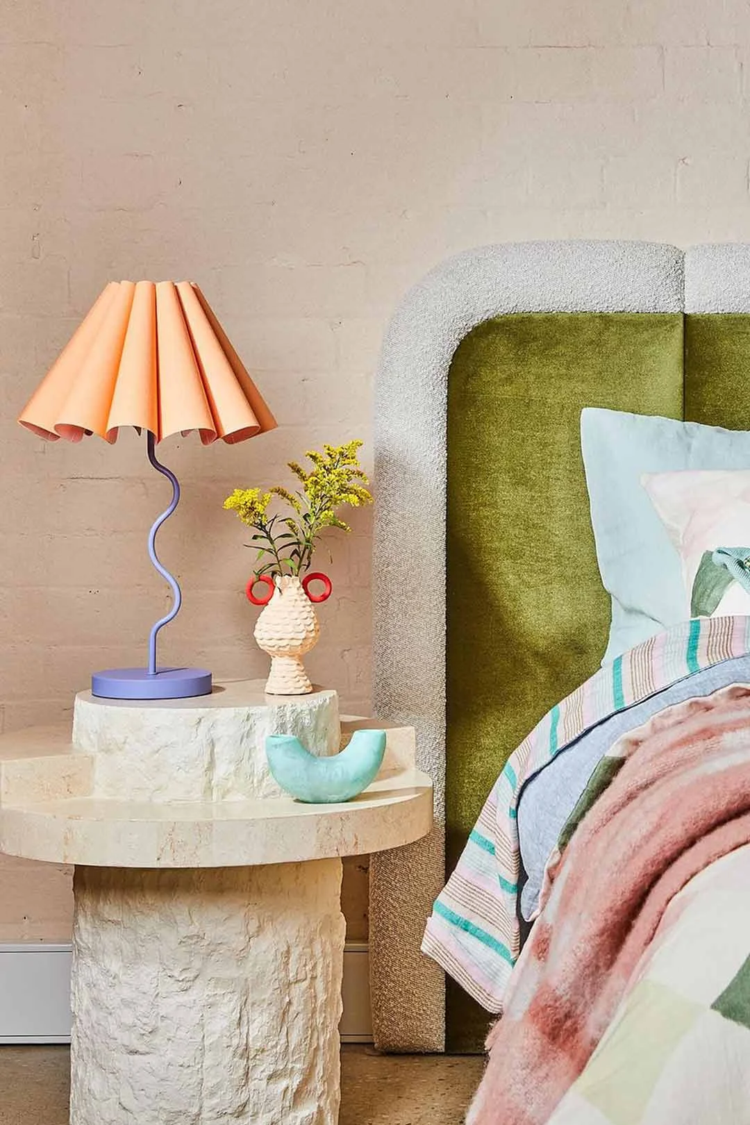 wavy-orange-lamp-shade-colour-pop-bedroom