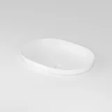 Kiva Semi Inset Basin - Matte White - Feature