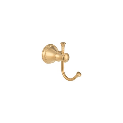 Kingsley Robe Hook - Tumbled Aged Brass