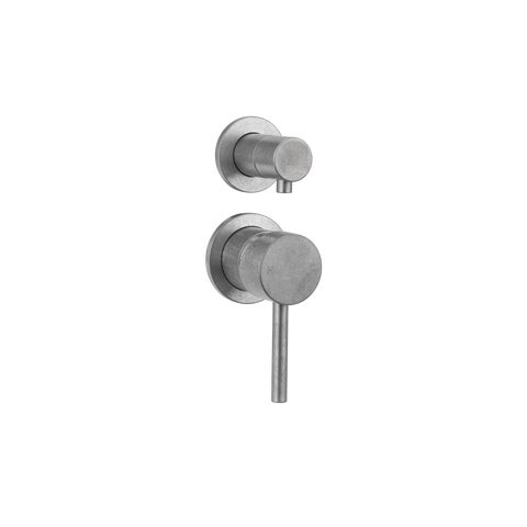 Sola Shower Top Diverter - Antique Steel