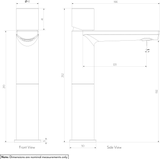 MILANI Extended Basin Mixer SPEC-01