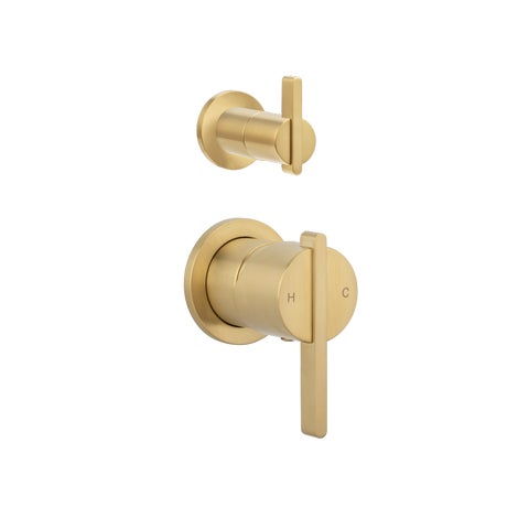 Aliro Accessible Top Shower Diverter - Brushed Brass