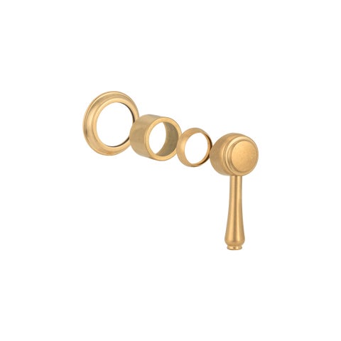 Kingsley Minimal Handle Kit - Tumbled Aged Brass